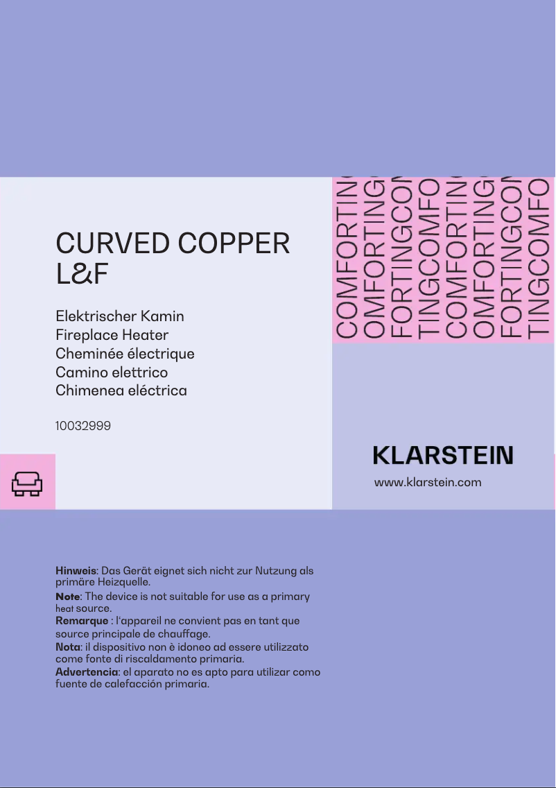 Image de la première page du manuel de l'appareil Curved Copper L&F