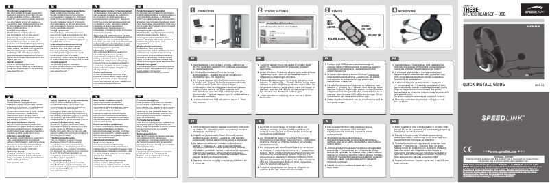 Image de la première page du manuel de l'appareil Thebe SL-8776