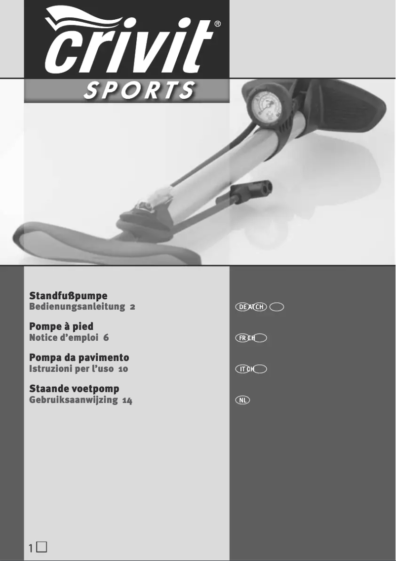 Página 1 del manual Manual de usuario Crivit IAN 64302