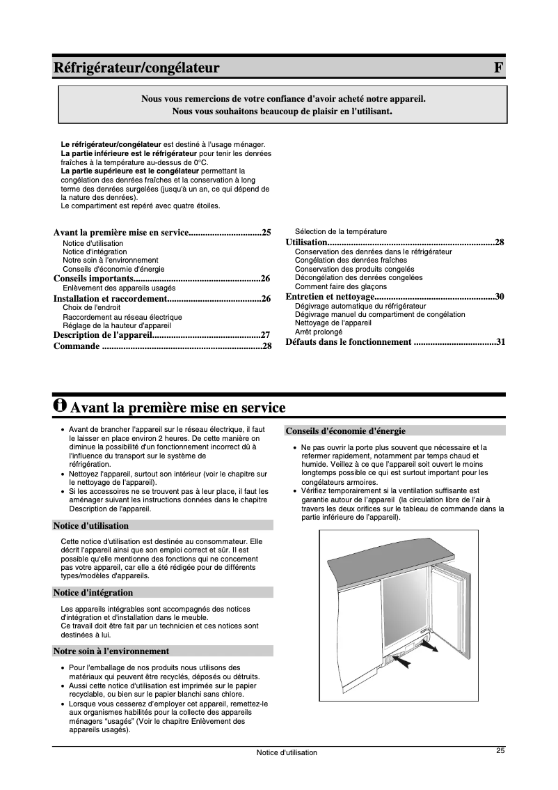 Page n°1 - Manuel utilisateur Smeg FL130A
