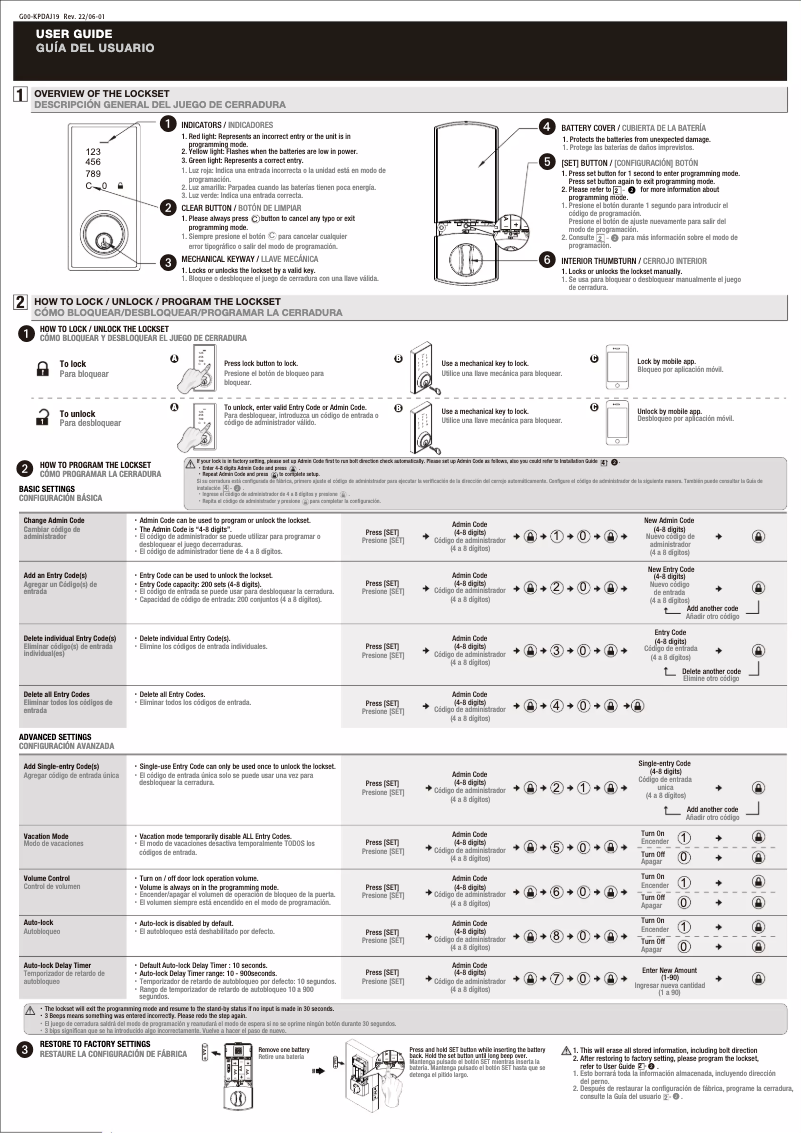 Page 1 de la notice Manuel utilisateur Lorex LK100