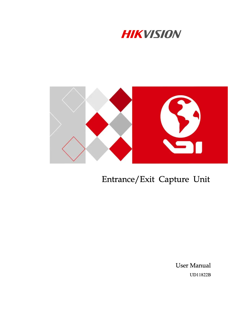 Page 1 de la notice Manuel utilisateur Hikvision DS-TCG227-AIR