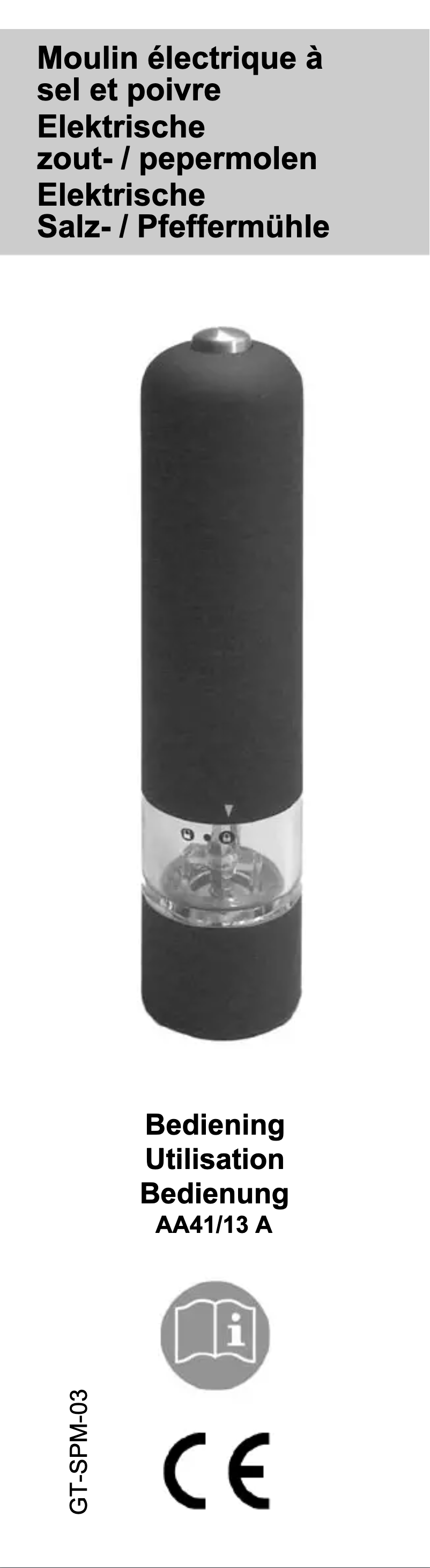 Page 1 de la notice Manuel utilisateur Quigg GT-SPM-03