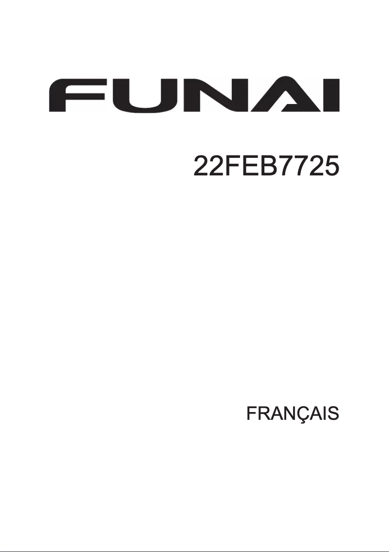 Página 1 del manual Manual de usuario Funai 22FEB7725/10