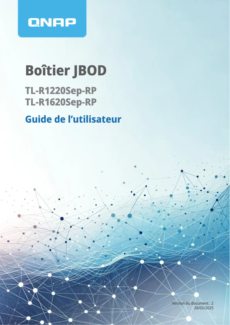 Image de la première page du manuel de l'appareil TL-R1220Sep-RP