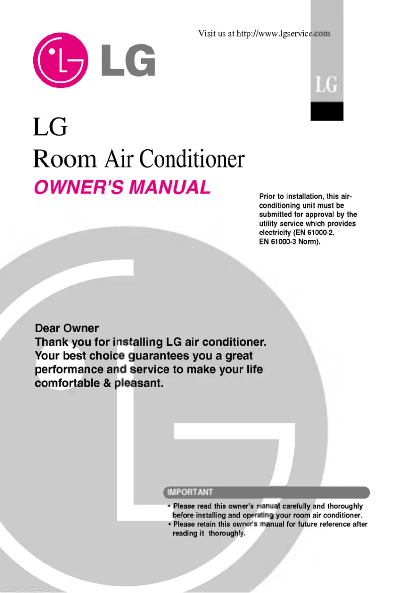 Page 1 de la notice Manuel utilisateur LG ASNW126F2G0