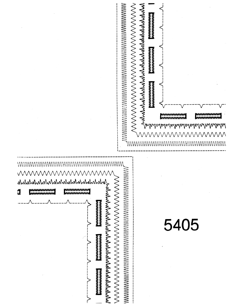 Page n°1 - Manuel utilisateur Singer 5405
