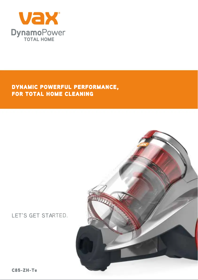 Image de la première page du manuel de l'appareil Dynamo Power Total Home