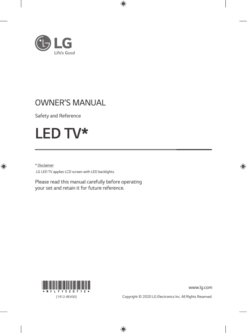Imagen de la primera página del manual del dispositivo 49NANO81TNA