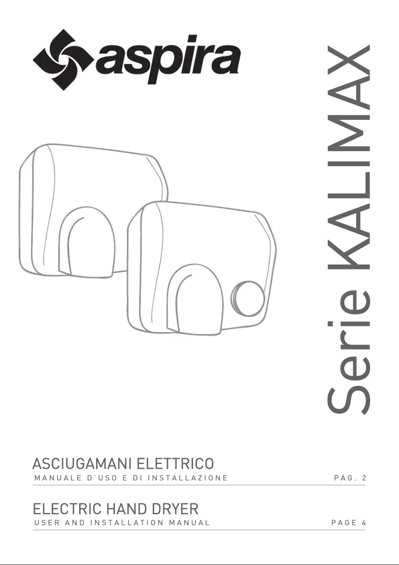 Image de la première page du manuel de l'appareil KALIMAX 25P