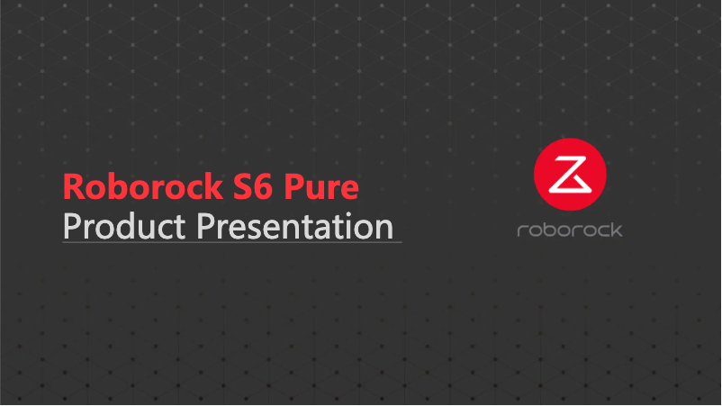 Page 1 de la notice Fiche technique Roborock S6 Pure
