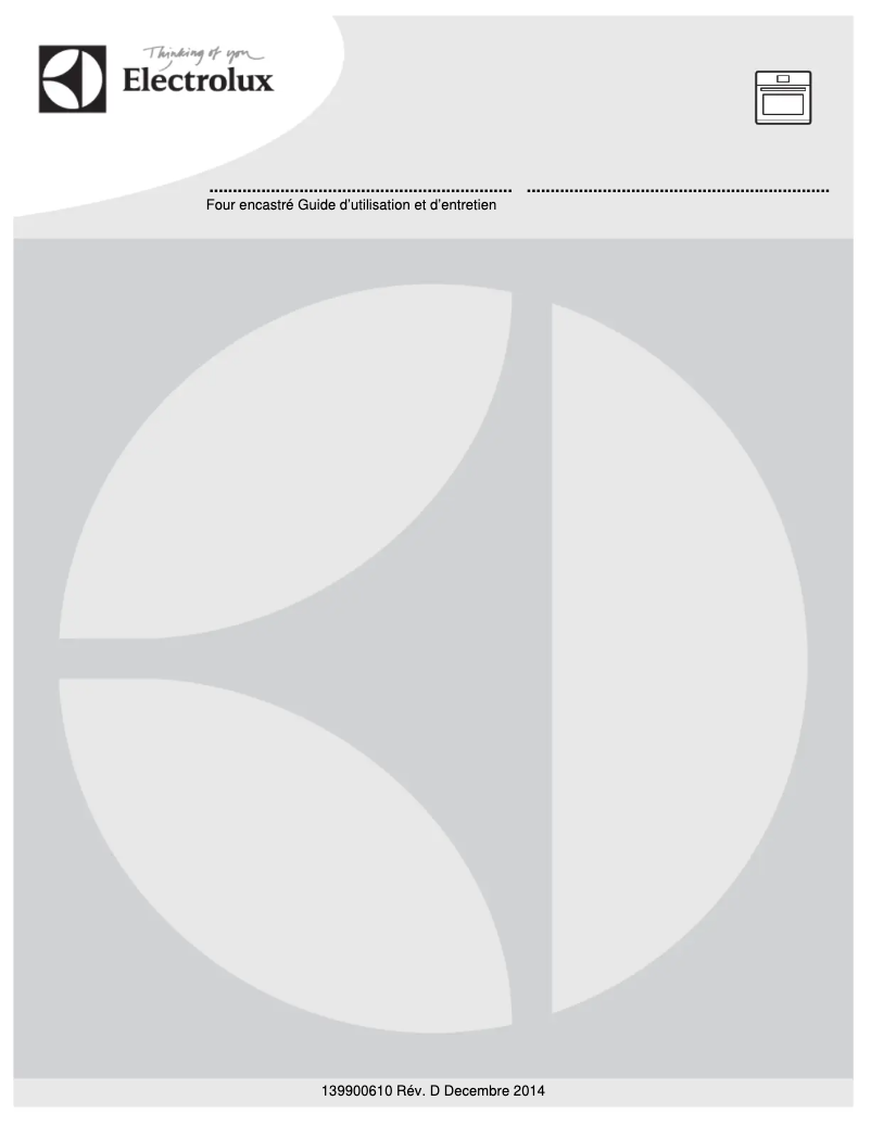 Page n°1 - Manuel utilisateur Electrolux EI30EW35PS