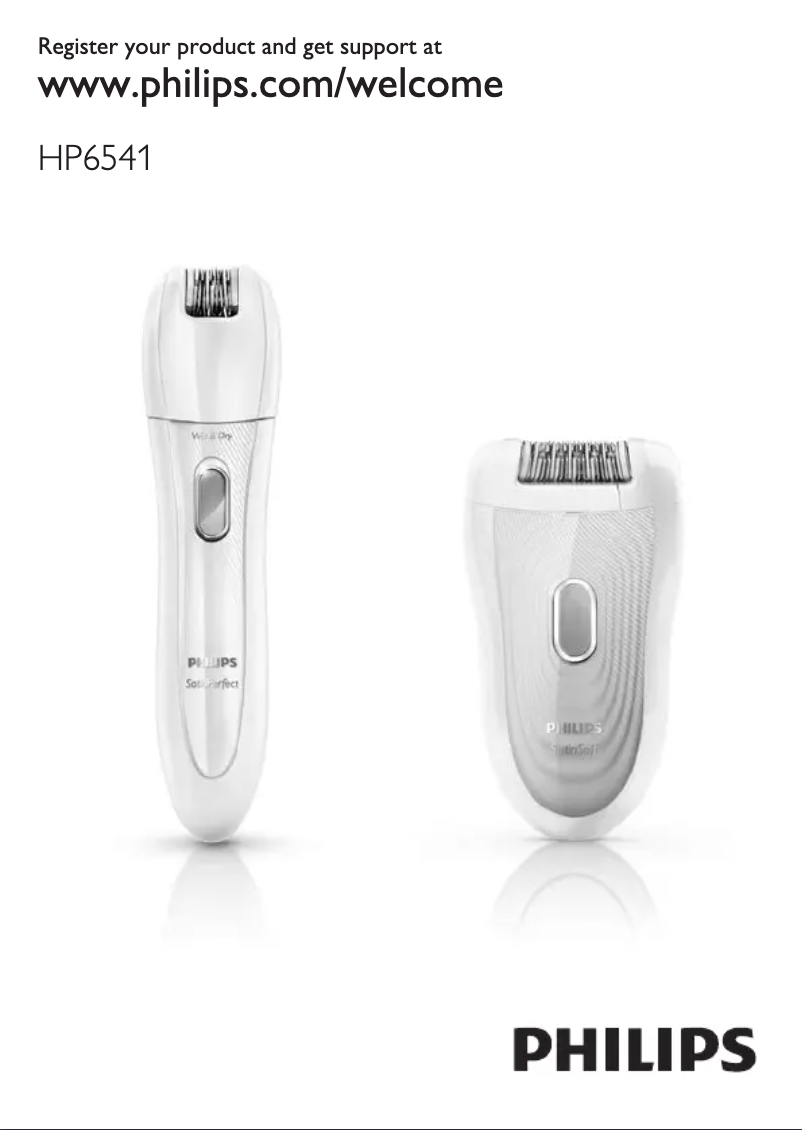 Page 1 de la notice Manuel utilisateur Philips HP6541