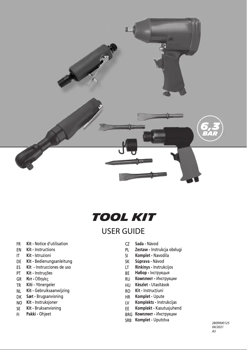 Página 1 del manual Manual de usuario Abac G-852