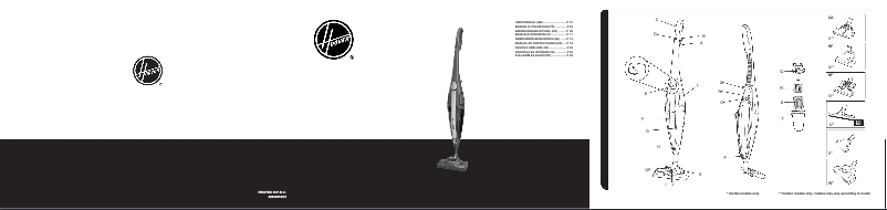 Page 1 de la notice Manuel utilisateur Hoover Diva DF71 DB01011