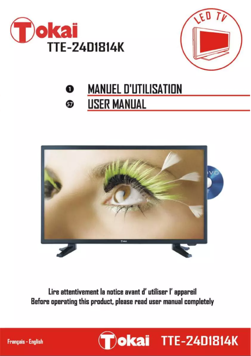 Image de la première page du manuel de l'appareil TTE-24D1814K