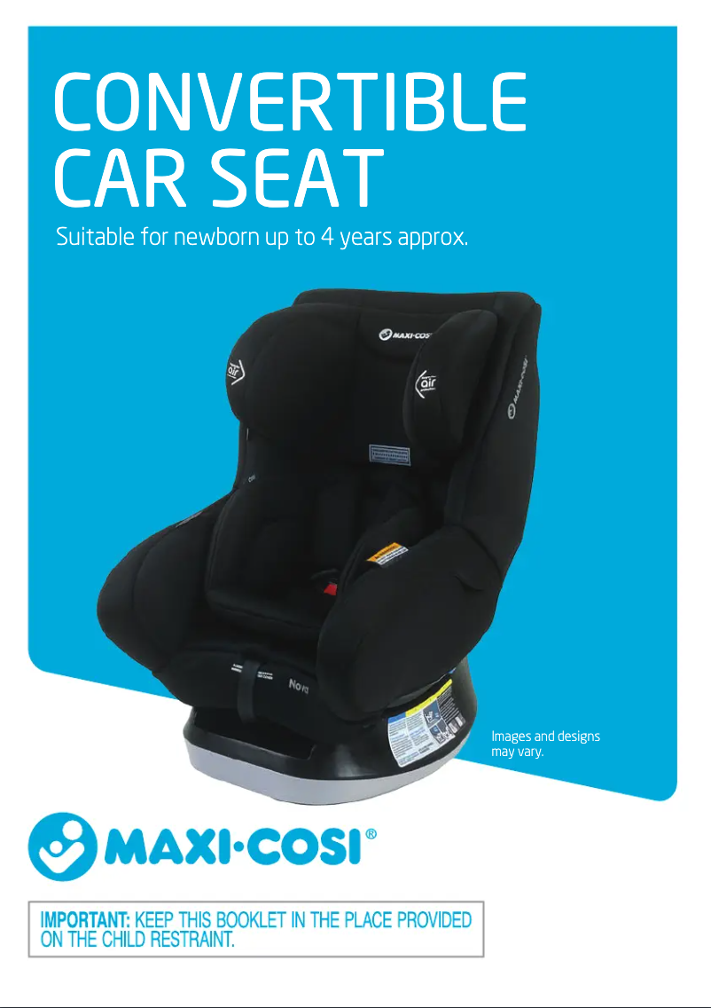Page 1 of the manual User Manual Maxi-Cosi Nova LX