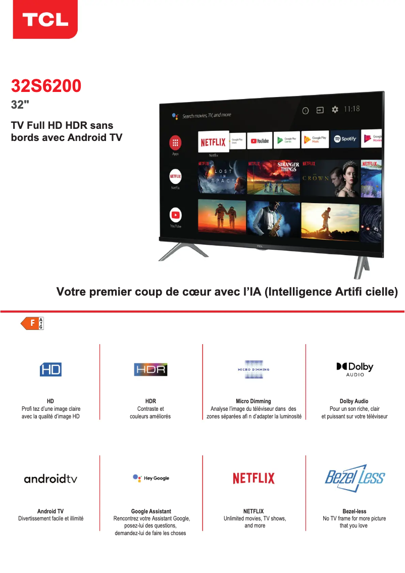 Image de la première page du manuel de l'appareil 32S6200