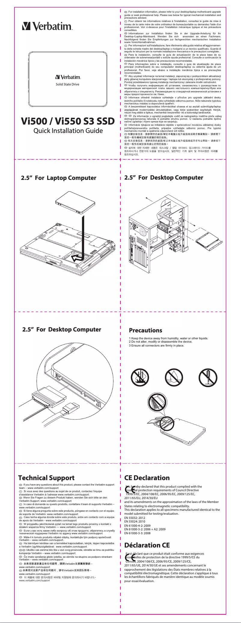 Image de la première page du manuel de l'appareil Vi500