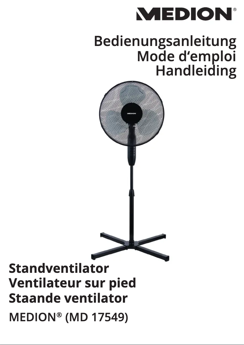 Page n°1 - Manuel utilisateur Medion MD 17549