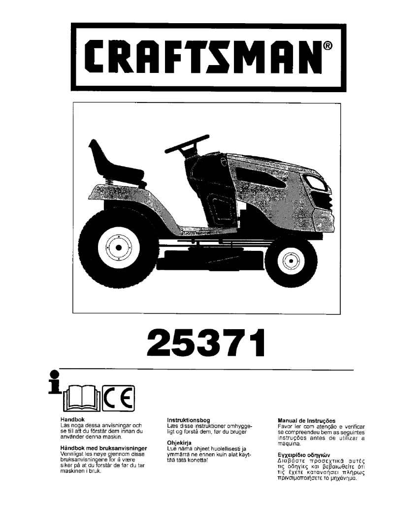 Página 1 del manual Manual de usuario Craftsman 25371