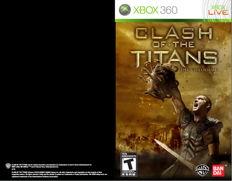 Page 1 de la notice Manuel utilisateur Microsoft Clash of the Titans (Xbox 360)