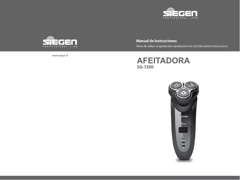 Page n°1 - Manuel utilisateur Siegen SG-7200