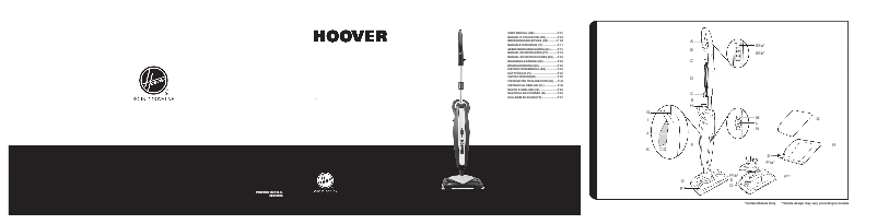 Page 1 de la notice Manuel utilisateur Hoover Steam Capsule