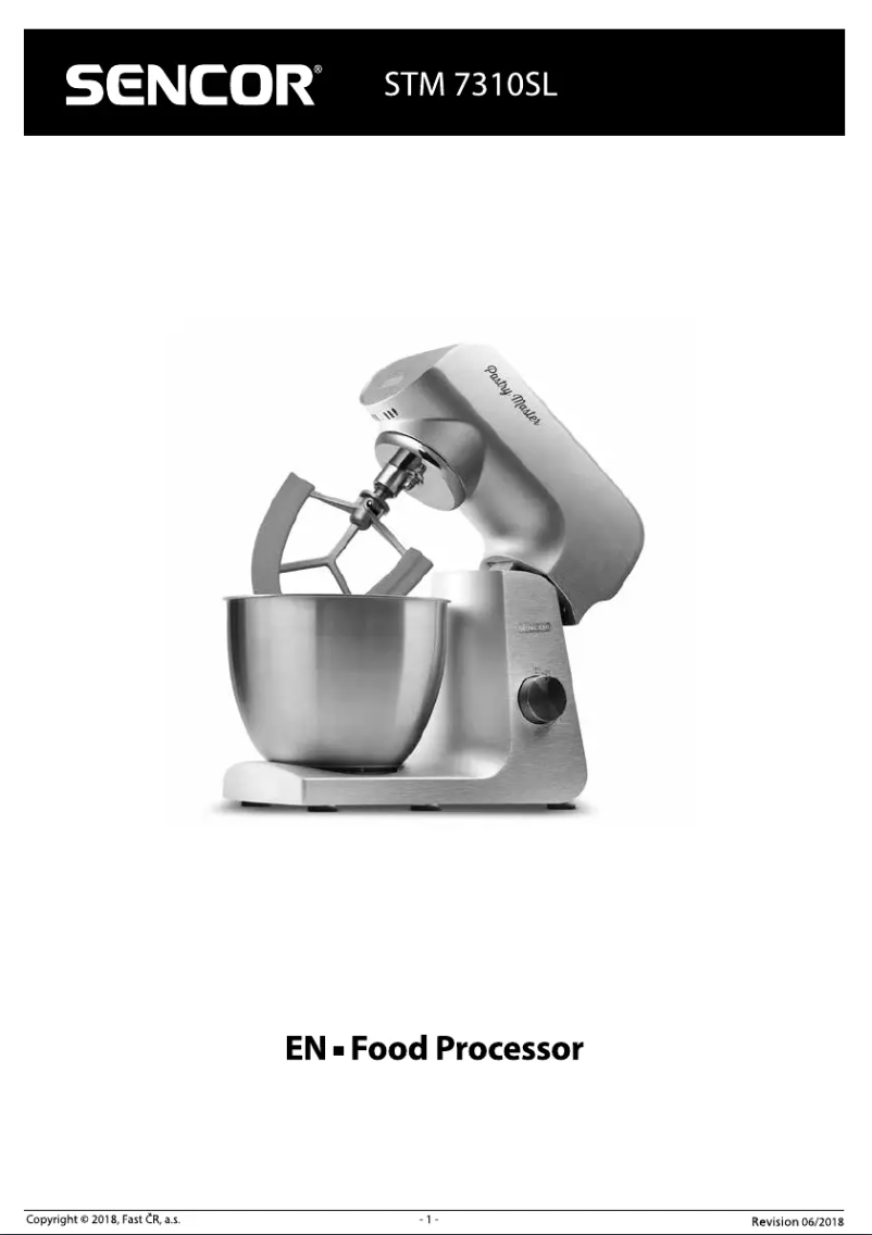 Page n°1 - Manuel utilisateur Sencor STM 7310SL