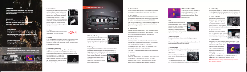 Image de la première page du manuel de l'appareil Eye II E3 Plus