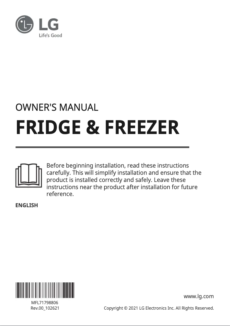 Image de la première page du manuel de l'appareil LS66SDN