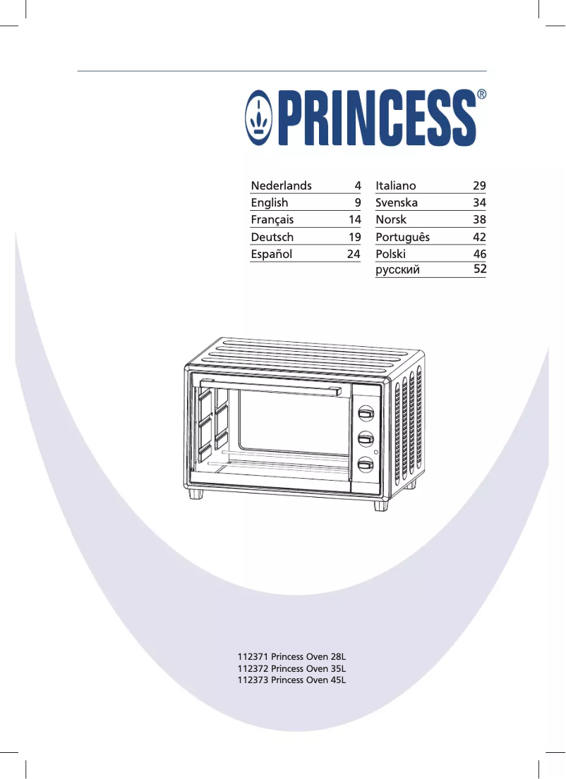 Page 1 de la notice Manuel utilisateur Princess 112373