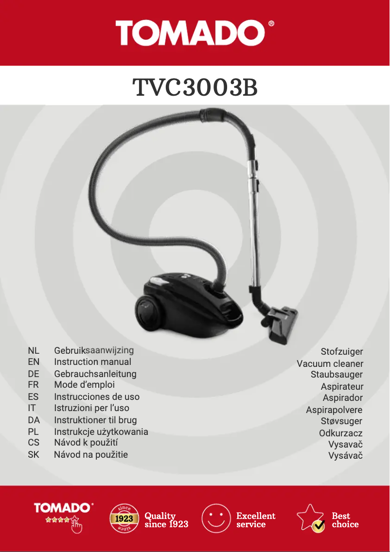 Image de la première page du manuel de l'appareil TVC3003B