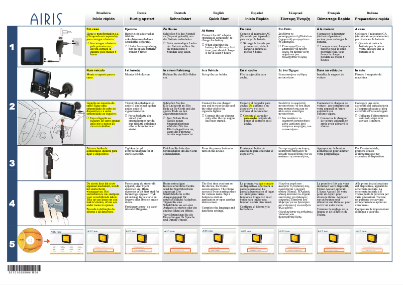 Page n°1 - Manuel utilisateur Airis T930