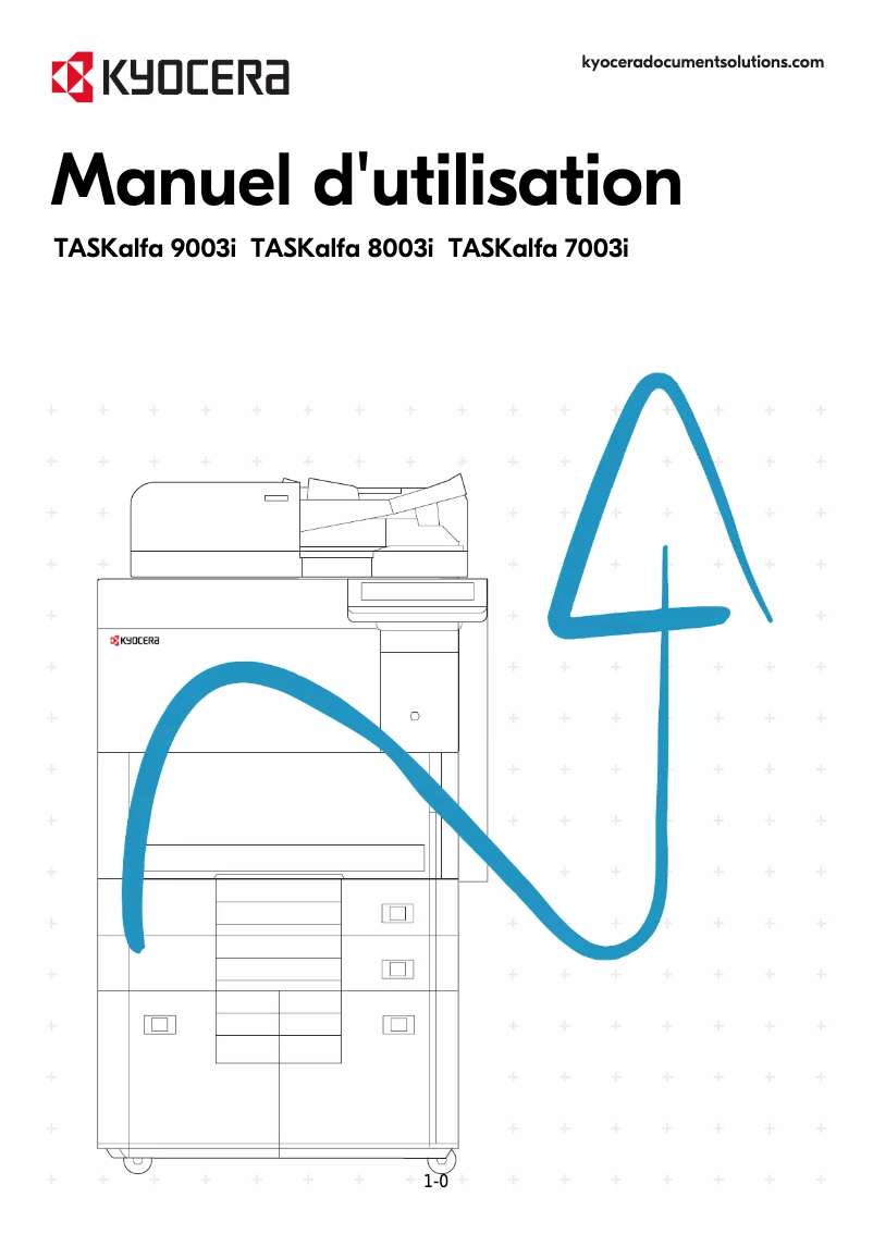 Image de la première page du manuel de l'appareil TASKalfa 7003i
