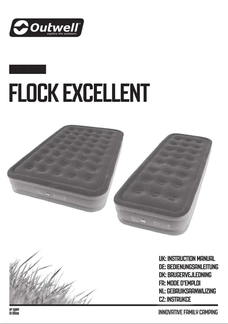 Page 1 de la notice Manuel utilisateur Outwell Flock Excellent