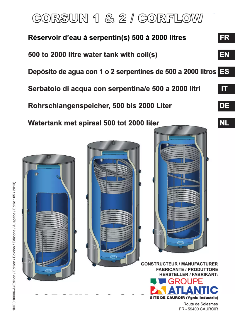 Page 1 de la notice Manuel utilisateur Ygnis Corsun 1