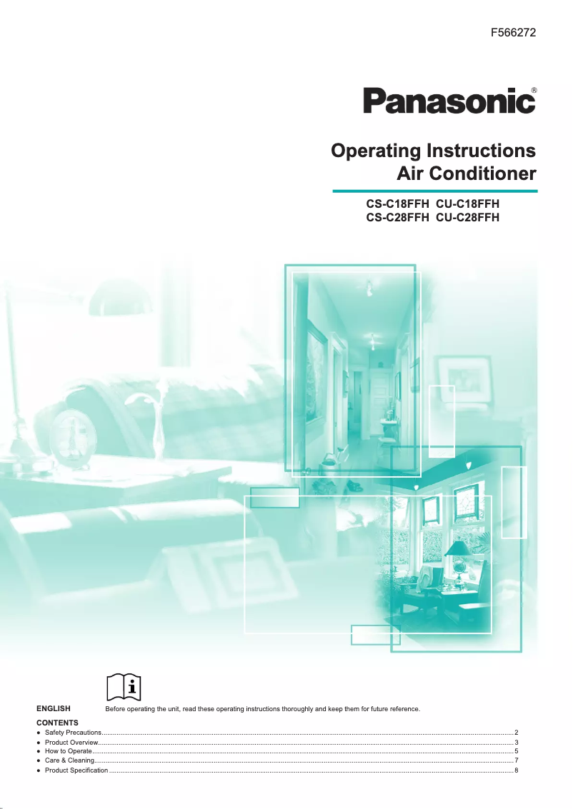 Image de la première page du manuel de l'appareil CS-C18FFH