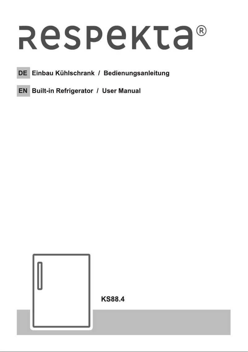 Page n°1 - Manuel utilisateur Respekta Stellan KS88.4