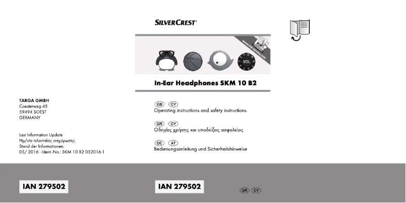 Image de la première page du manuel de l'appareil SKM 10 B2