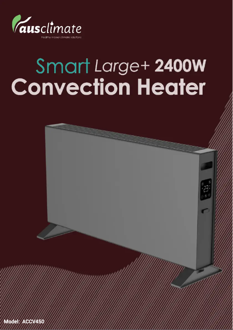 Image de la première page du manuel de l'appareil Smart ACCV450