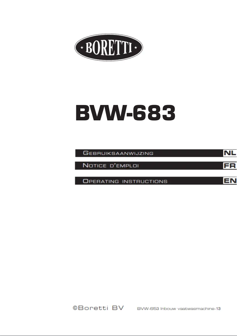 Page n°1 - Manuel utilisateur Boretti BVW-683