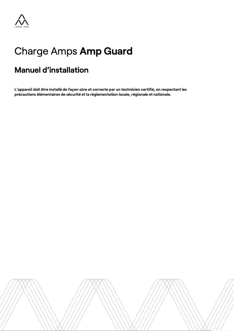 Image de la première page du manuel de l'appareil Amp Guard