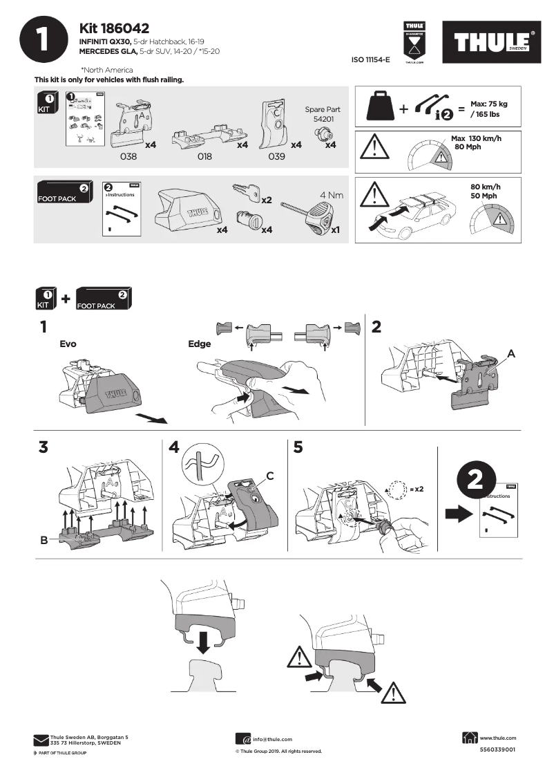 Image de la première page du manuel de l'appareil Kit 186042