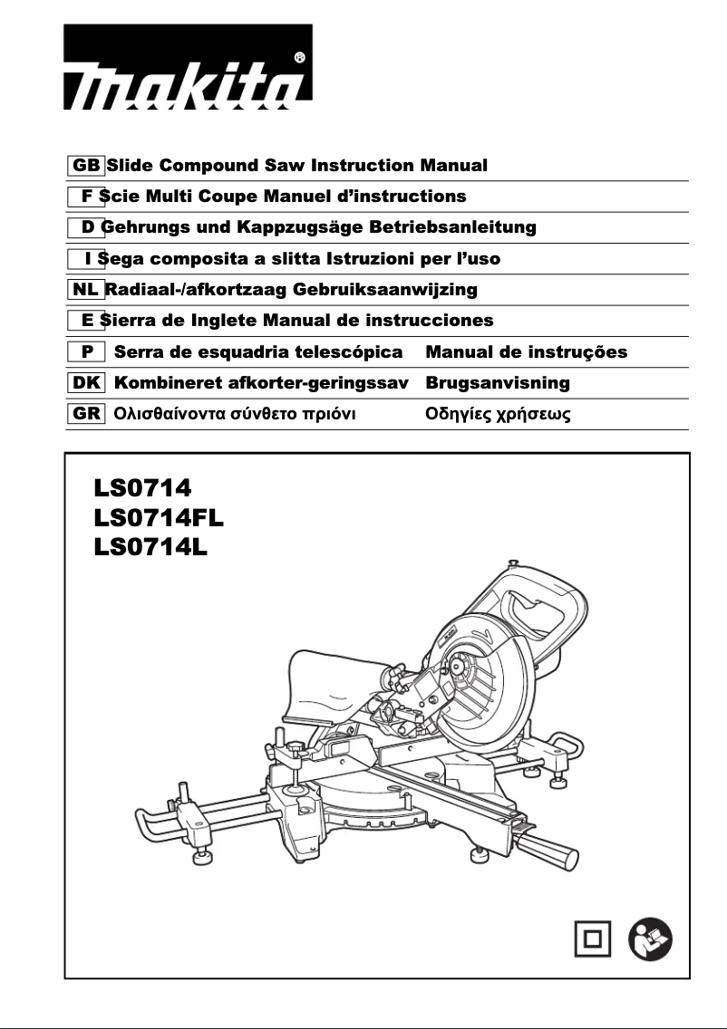 Page n°1 - Manuel utilisateur Makita LS0714FL