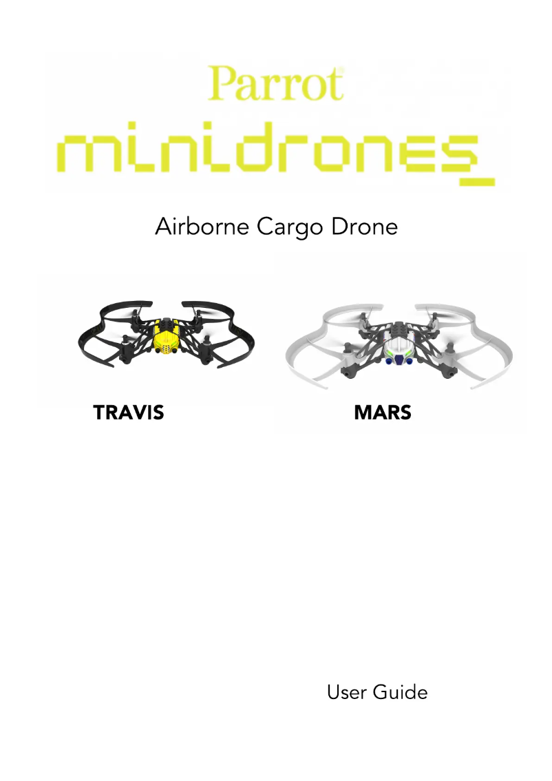 Page 1 de la notice Manuel utilisateur Parrot Airborne Cargo Drone Travis