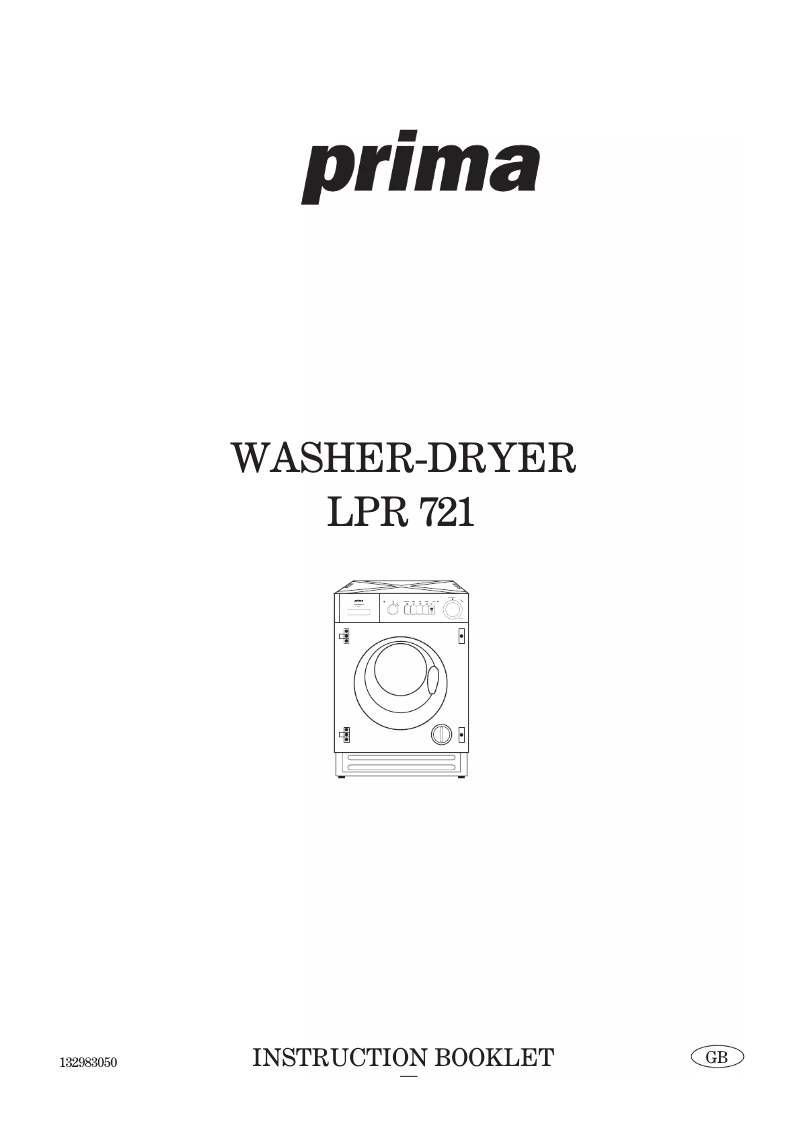 Page n°1 - Manuel utilisateur Prima LPR721