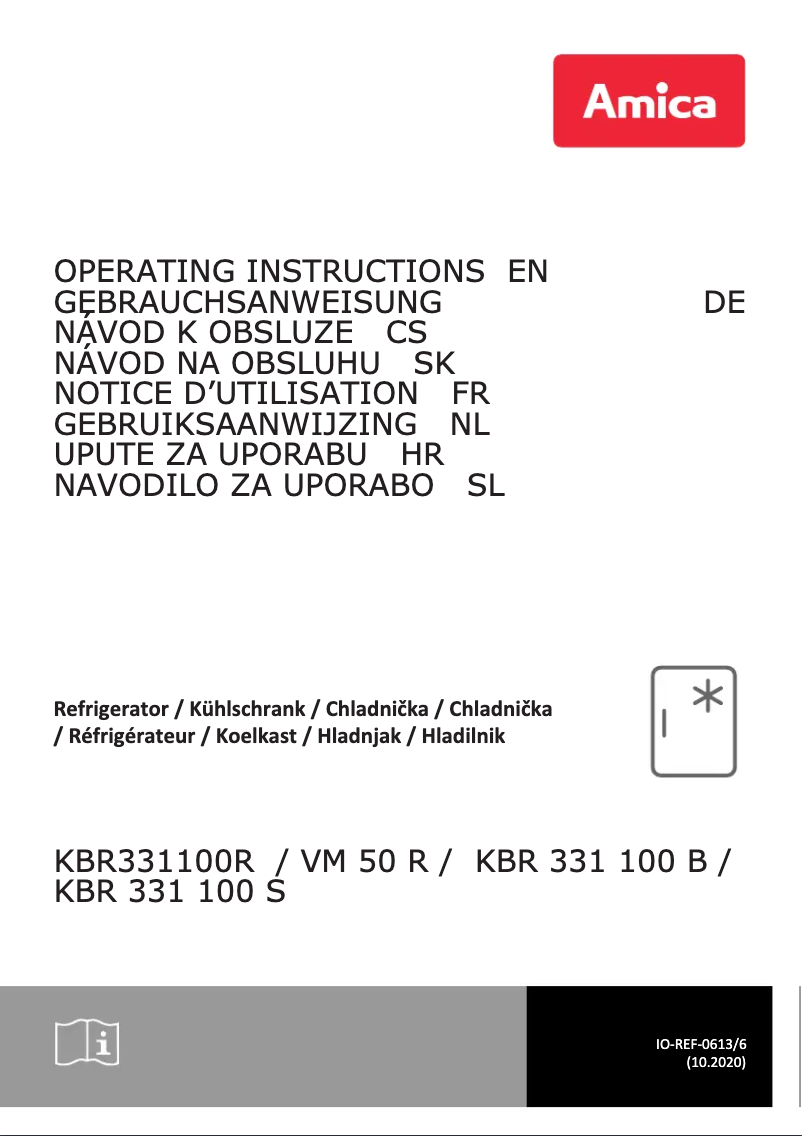 Image de la première page du manuel de l'appareil KBR 331 100 R
