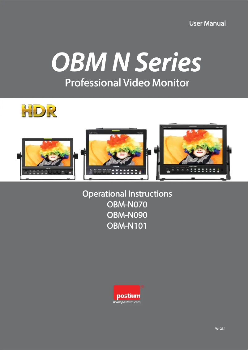 Página 1 del manual Manual de usuario Postium OBM-N070