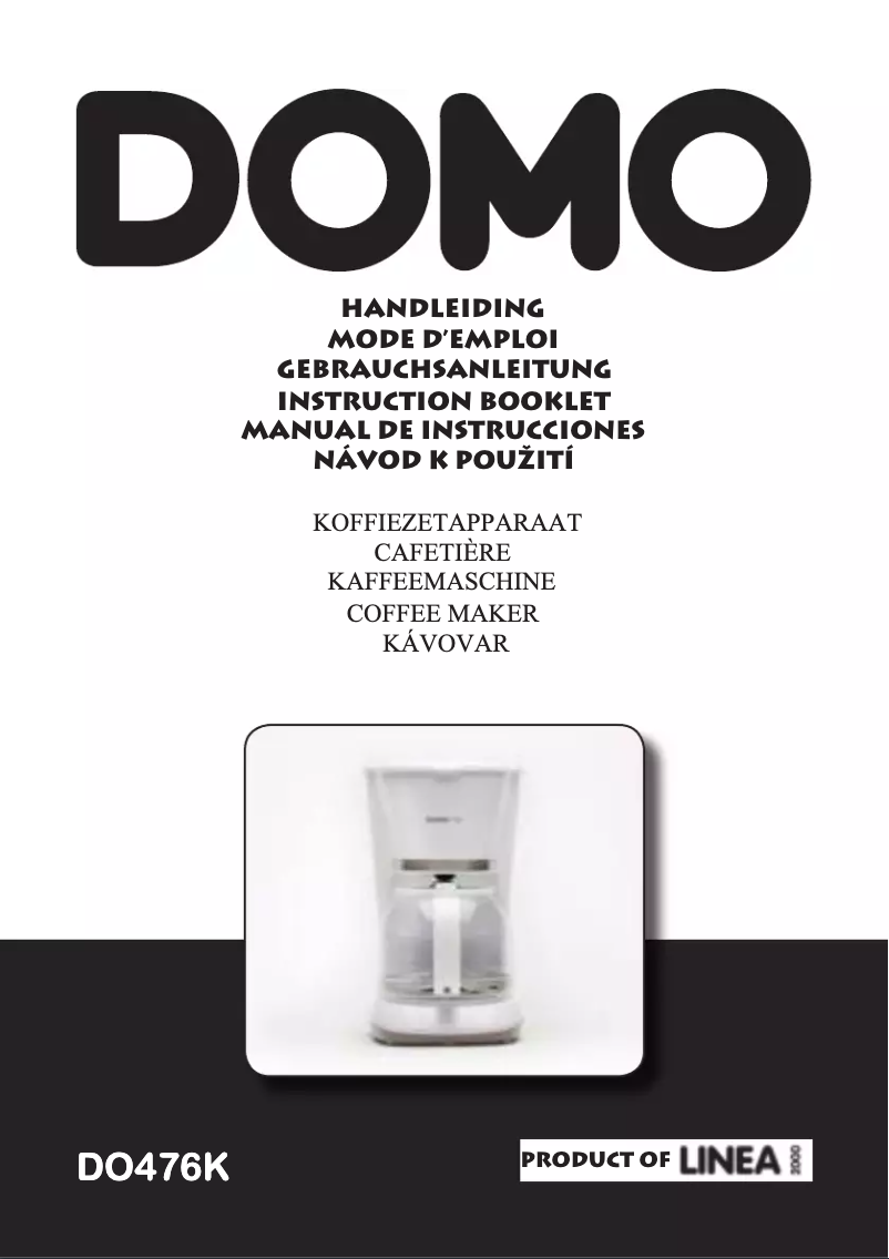Page n°1 - Manuel utilisateur Domo DO476K
